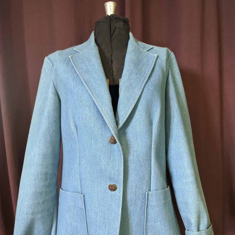 Vintage denim blazer